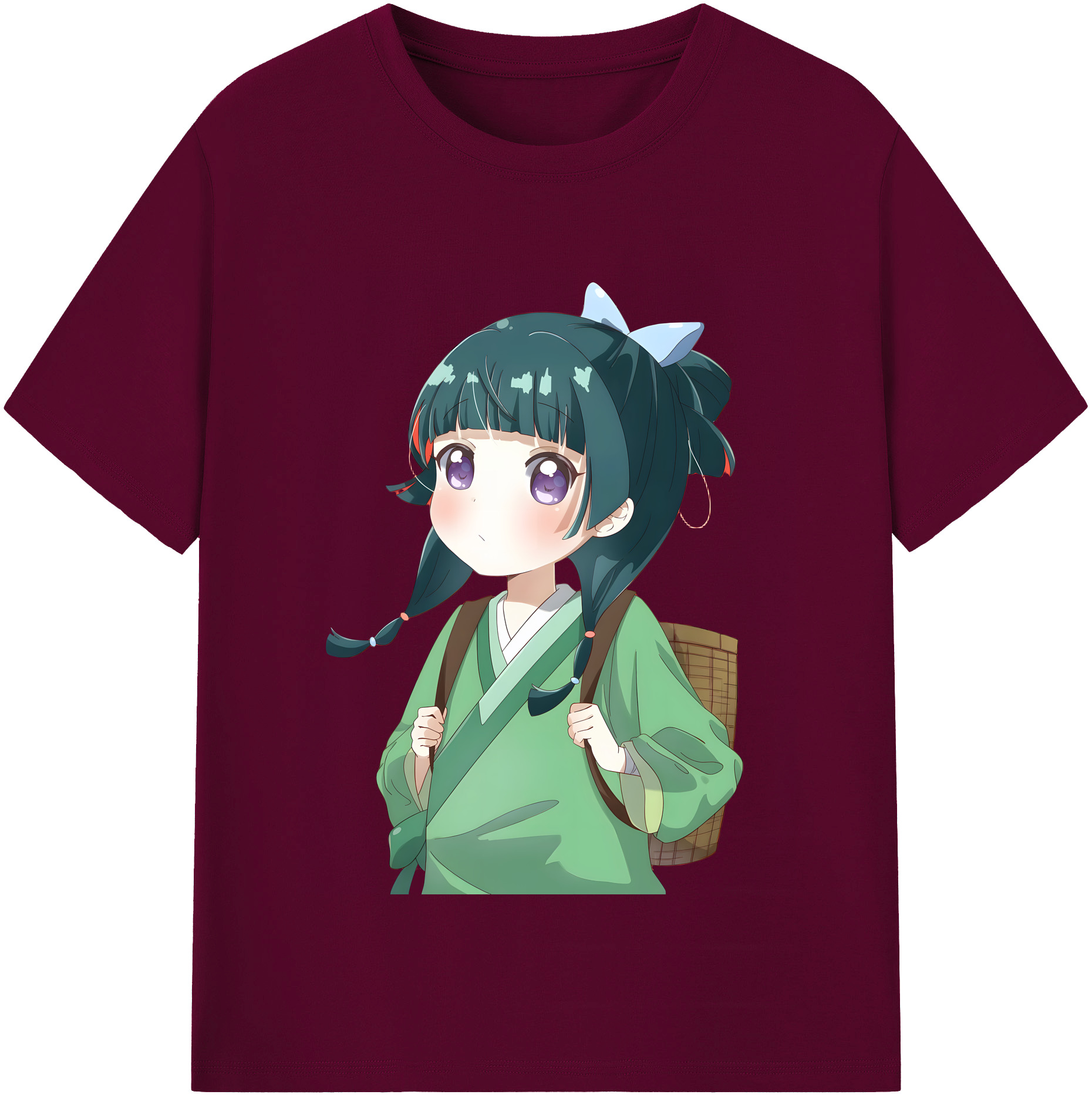 （画像用） 薬屋のひとりごと The Apothecary Diaries レディースカジュアルプリントTシャツ（綿100％）